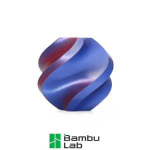 Bambu Lab PLA šilkasmėlyna–raudona (Midnight Blaze) (13902)