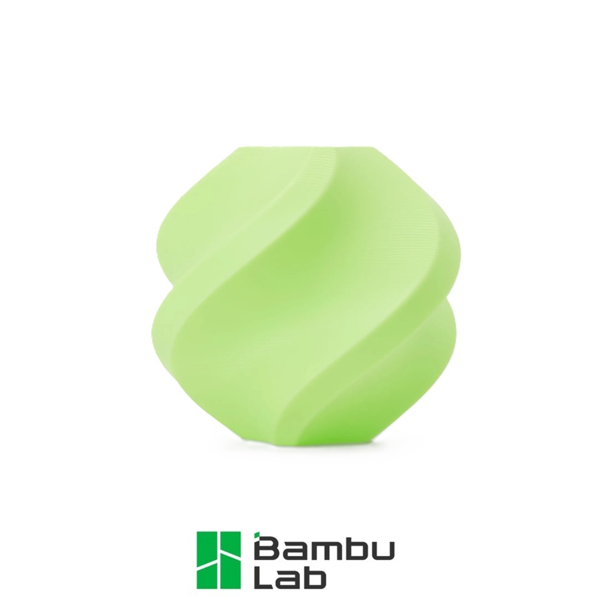 Bambu Lab PETG matinė avokado žalia (35501) su rite