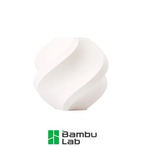 Bambu Lab PETG matinė balta (35100) su rite