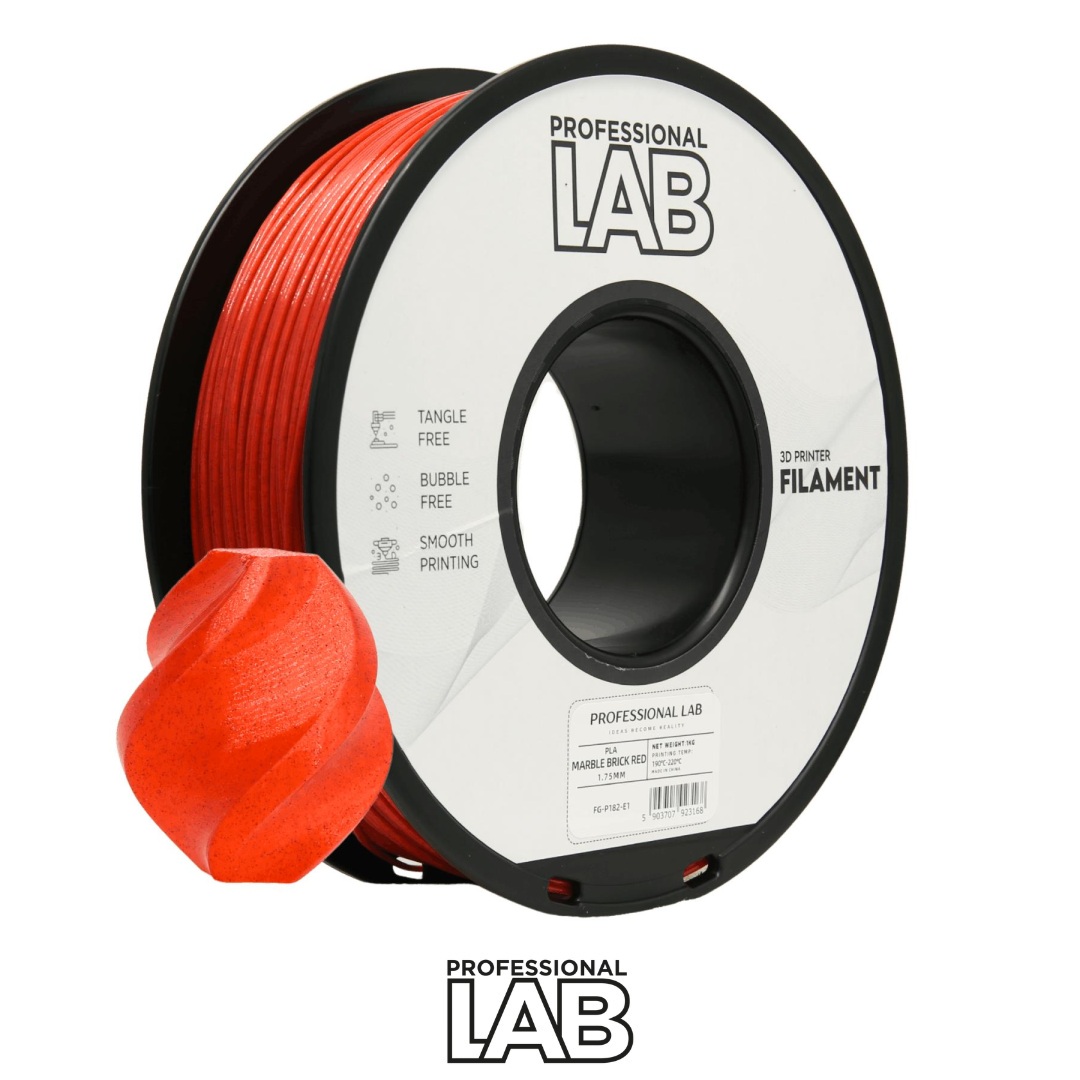 Prof. Lab PLA marmuras plytų raudona