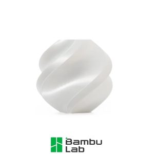 Bambu Lab PLA šilkas+ balta (13110)