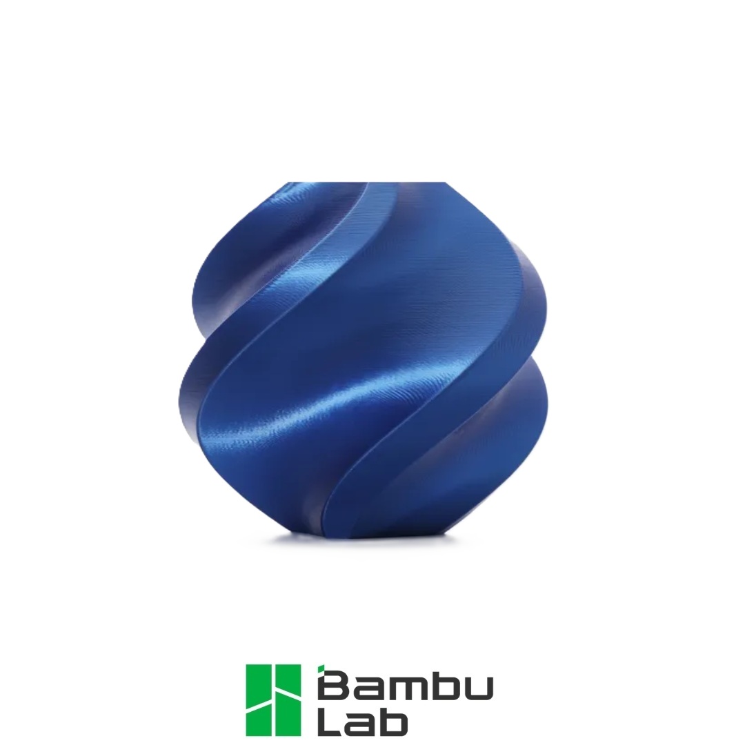 Bambu Lab PLA šilkas+ mėlyna (13604)