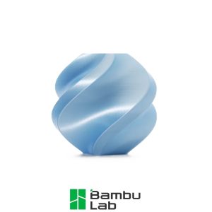 Bambu Lab PLA šilkas+ šviesiai mėlyna (13603)