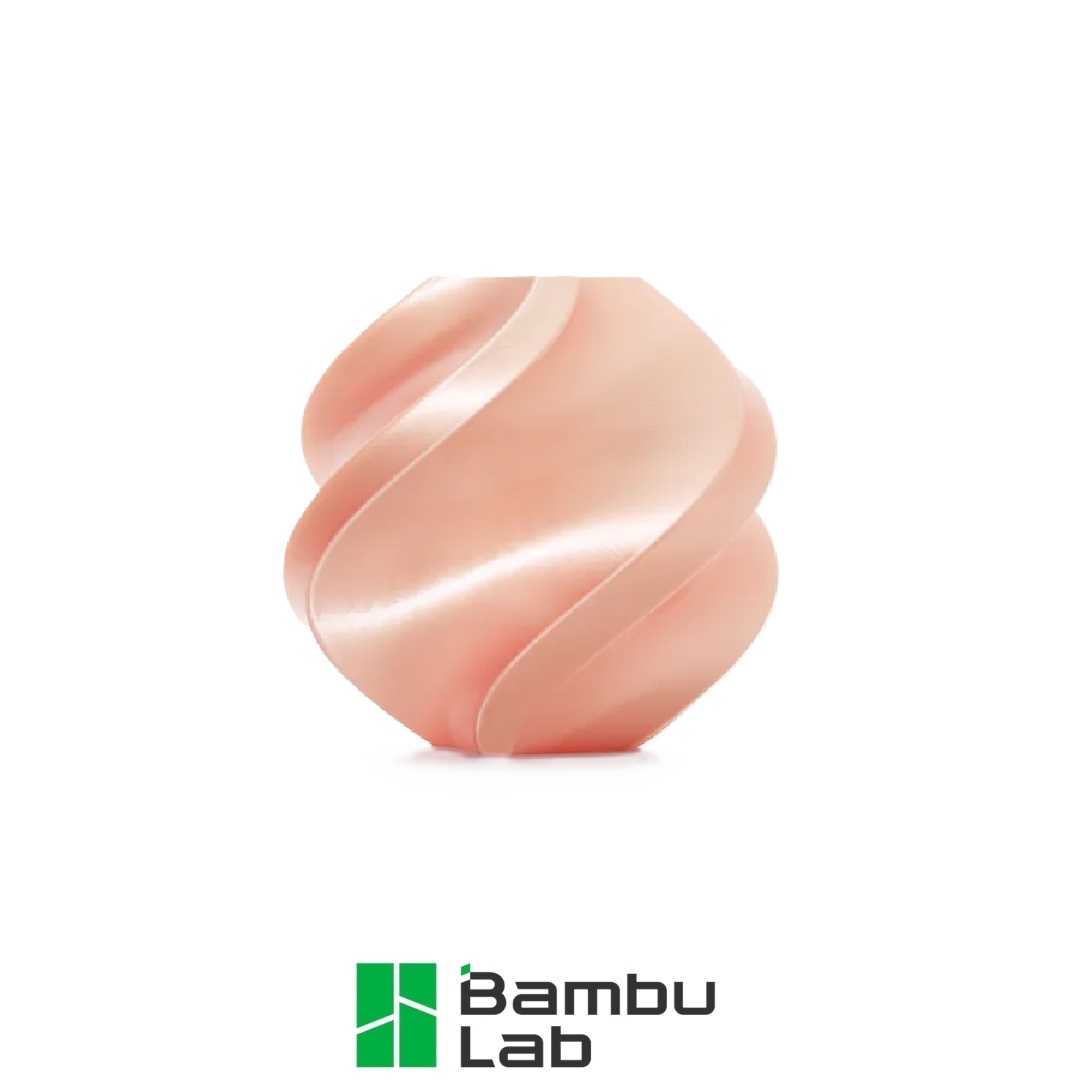 Bambu Lab PLA+ šilkas rožinė