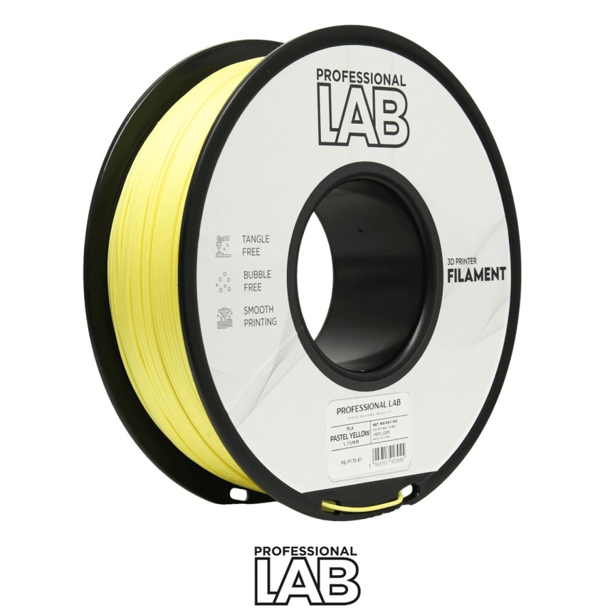 Prof. Lab PLA pastelinė geltona