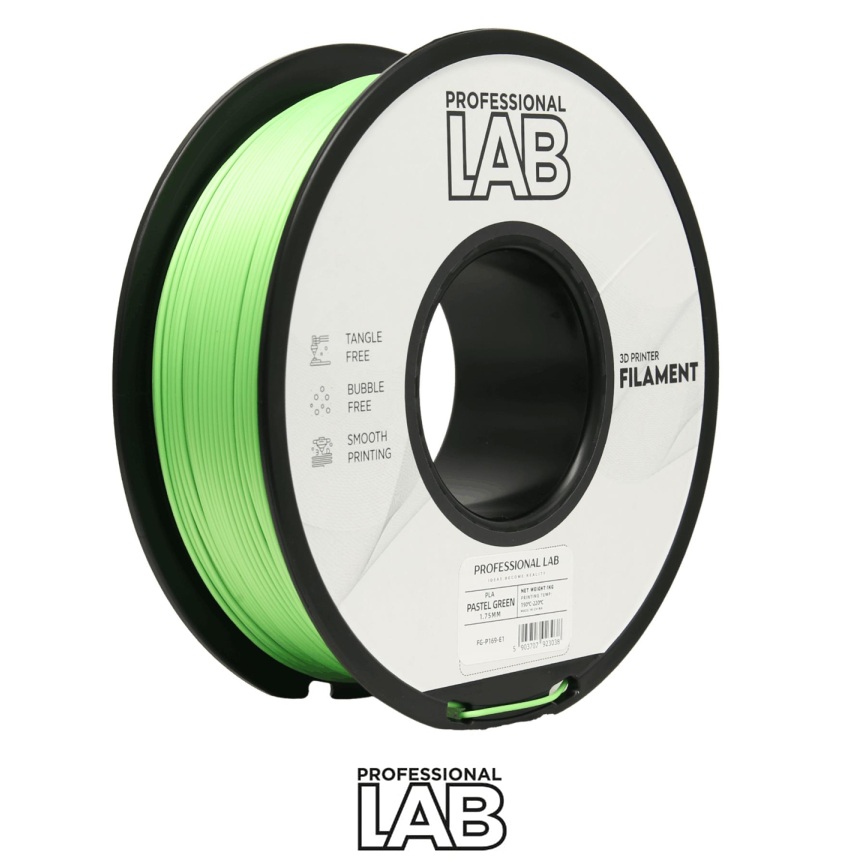 Prof. Lab PLA pastelinė žalia