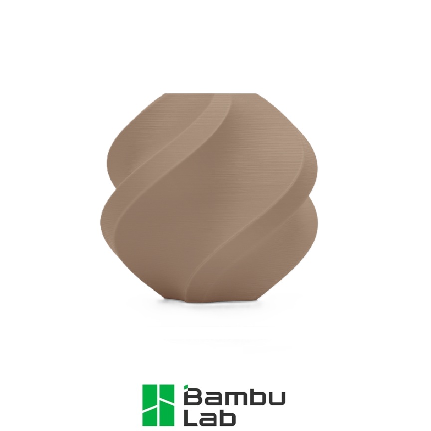Bambu Lab PLA matinė kavos ruda