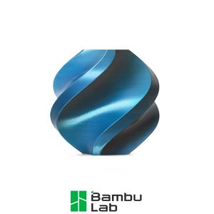 Bambu Lab PLA šilkas mėlyna–juoda (Phantom Blue) (13916)